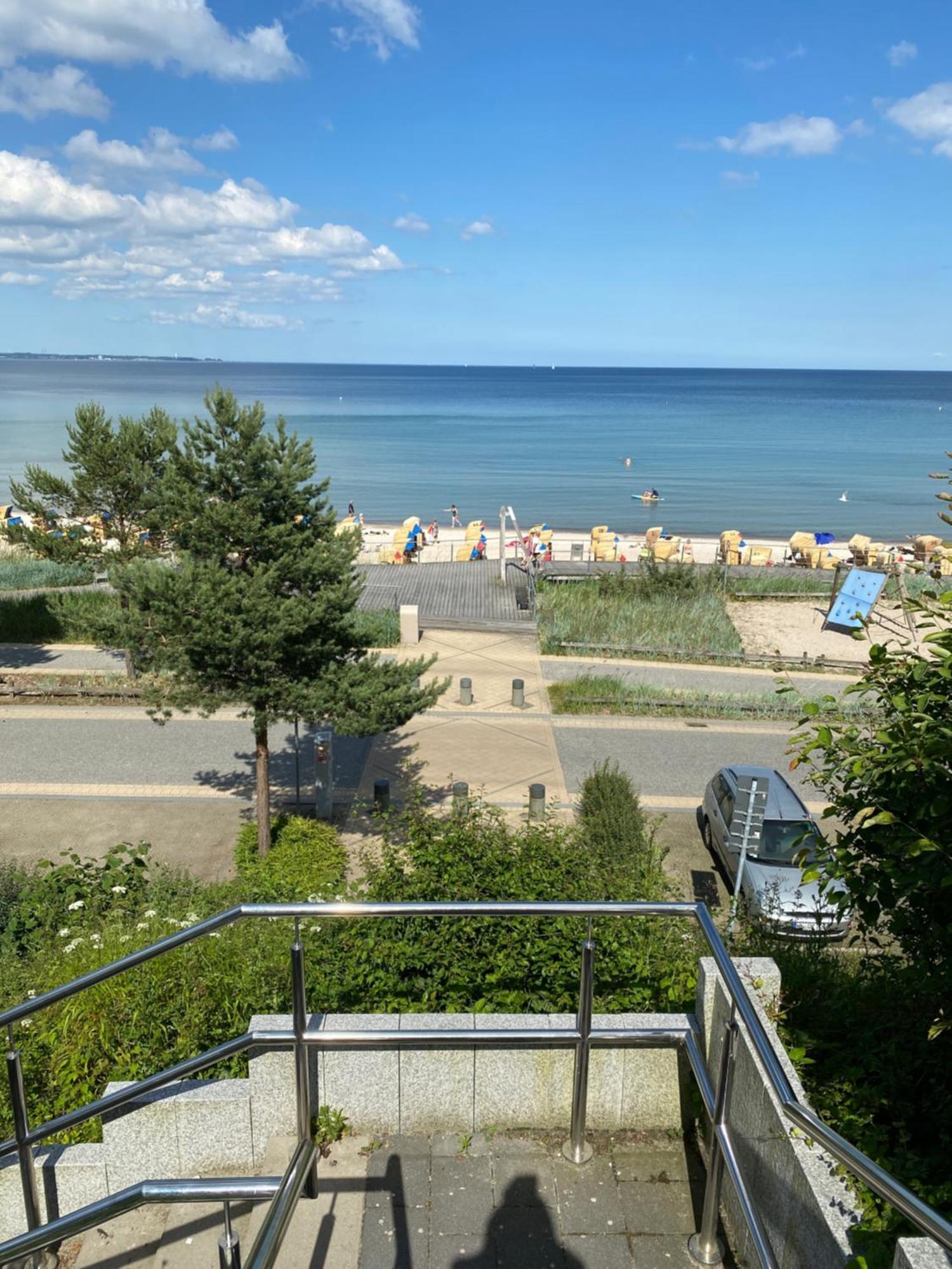 Studio Mit Panorama-Meerblick Und Direkter Strandlage In 沙博伊茨 外观 照片